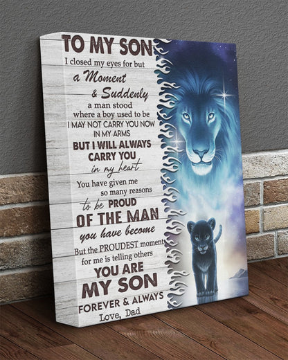 To My Son From Dad Canvas (SKUC07-13)