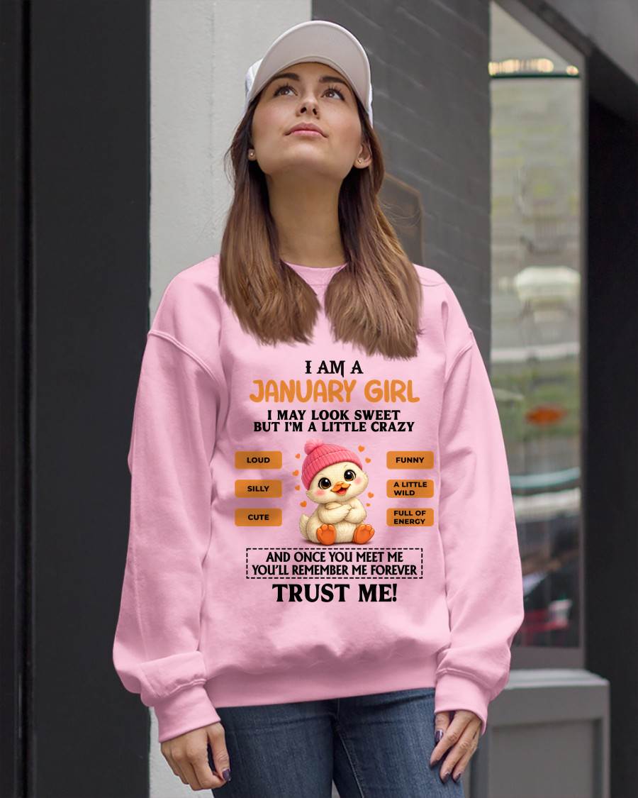 JANUARY GIRL - SWEET, LOUD, AND A LITTLE WILD, FULL OF LIFE AND ENERGY - FOR WOMEN - TLEE01 (SKU2603-200-01)