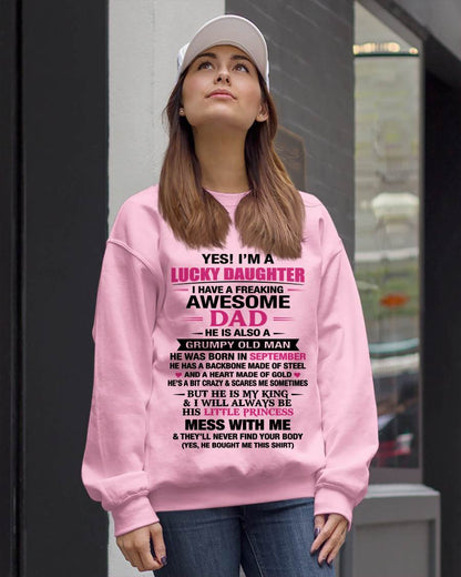 SEPTEMBER - A LUCKY DAUGHTER – DADDY’S LITTLE PRINCESS - FROM DAD - TLEE09 (SKU2604-16-09)
