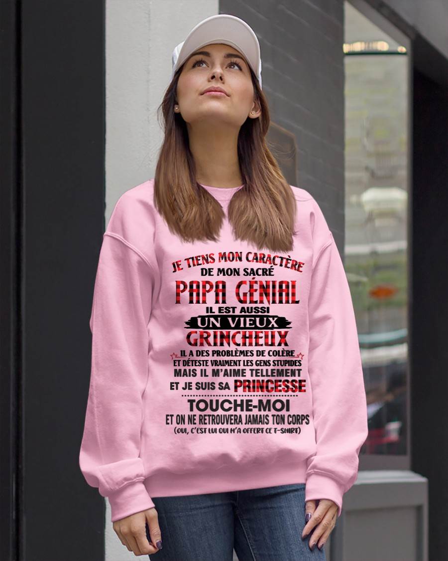 FILLE À PAPA GÂTÉE ET FIÈRE - CADEAU DE PAPA - TLEE00 (SKU2605-355-00)