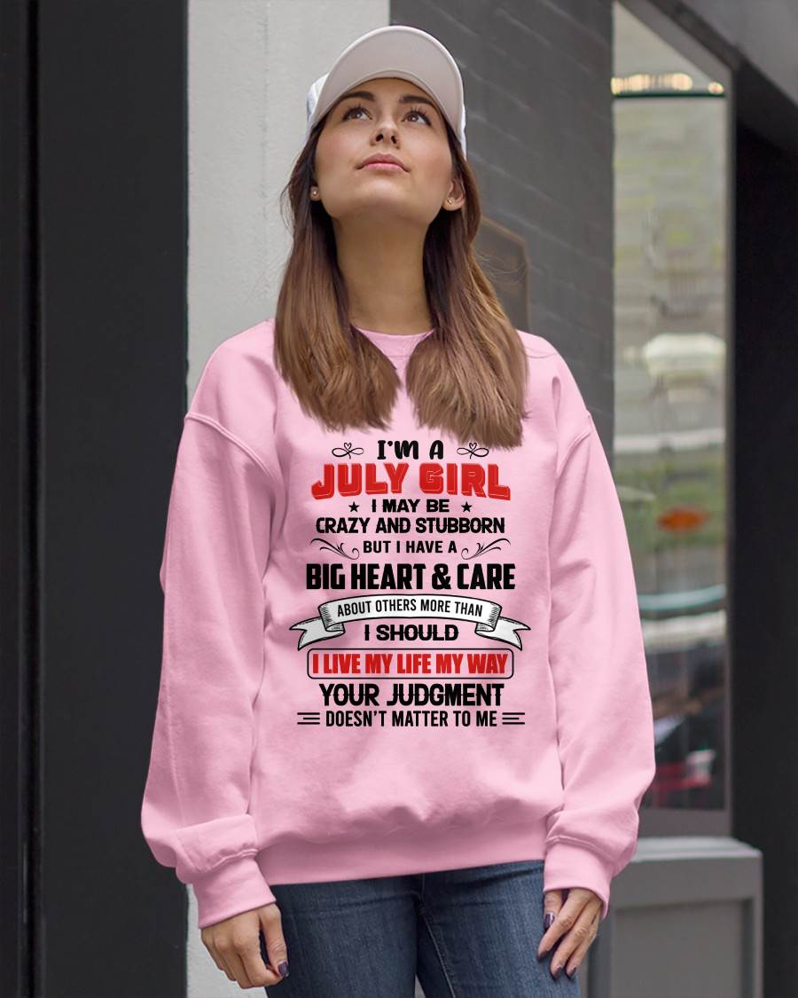 JULY - MY LIFE, MY RULES, AND I STAND BY EVERY CHOICE I MAKE - FOR WOMEN - TLEE07 (SKU26T-01239-07)