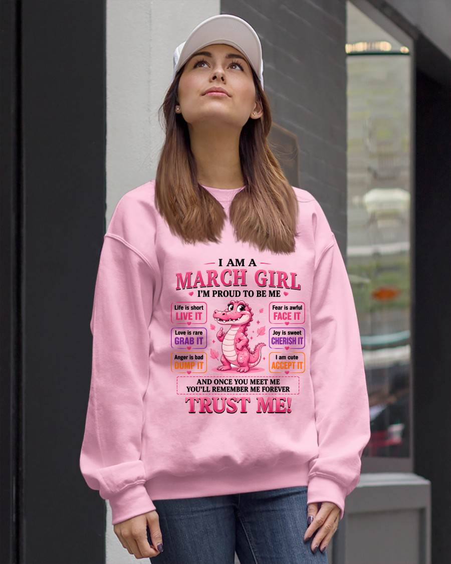 MARCH GIRL CUTE ALLIGATOR TEE - FOR WOMEN - TLEE03 (SKU2607-236-03)