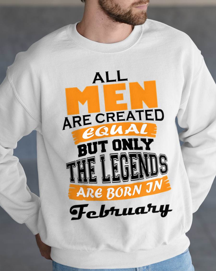 FEBRUARY BORN – ONLY LEGENDS ARE CREATED - FOR MAN - TLEE02 (SKU2606-281-02)