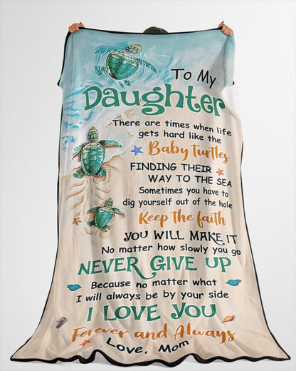 Special Gift For Your Daughter Blanket - From Mom