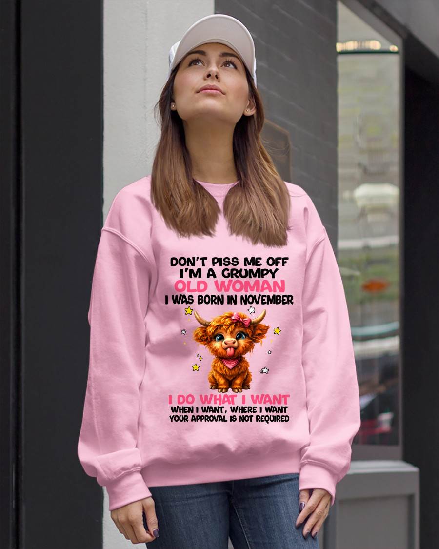 NOVEMBER GRUMPY LADY SHIRT - FOR WOMEN - TLEE11 (SKU2607-215-11)