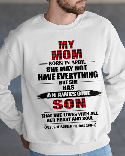 APRIL - A MOTHER'S LOVE, A SON'S PRIDE - FROM MOM - TLEE04 (SKU2606-149-04)