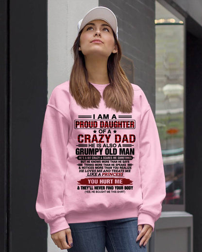 BEST DAD BEST DAUGHTER SHIRT - FROM DAD - TLEE00 (SKU2608-27-00)