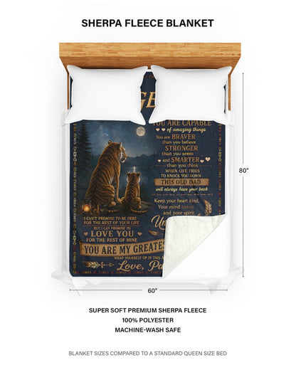 Special Gift For Your Daughter Blanket - From Dad (SKU2606-350)