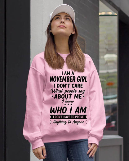 NOVEMBER – I DON'T CARE WHAT PEOPLE SAY ABOUT ME - FOR WOMEN - TLEE11 (SKU2606-379-11)
