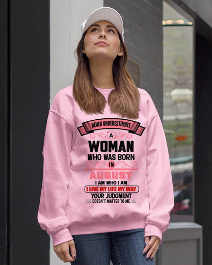AUGUST - I AM WHO I AM — CONFIDENT, INDEPENDENT, AND UNAPOLOGETIC - FOR WOMEN - TLEE08 (SKU2602-91-08)