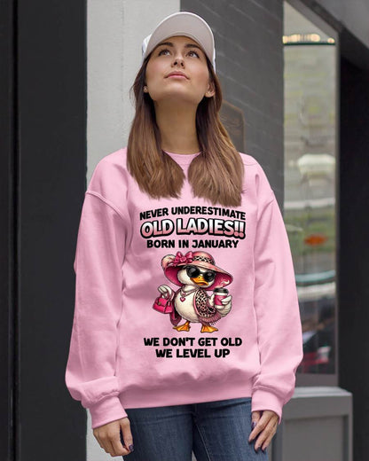 JANUARY LADIES – WE DON’T GET OLD, WE LEVEL UP - FOR WOMEN - TLEE01 (SKU2604-35-01)