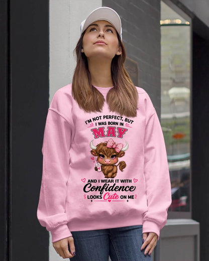 MAY BORN CONFIDENCE TEE - FOR WOMEN - TLEE05 (SKU2608-118-05)