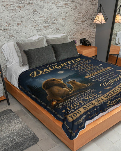 Special Gift For Your Daughter Blanket - From Dad (SKU2606-234)