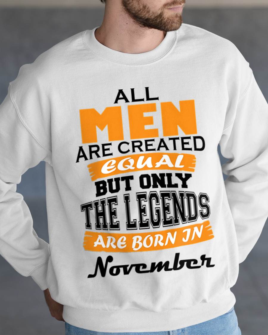 NOVEMBER BORN – ONLY LEGENDS ARE CREATED - FOR MAN - TLEE11 (SKU2606-281-11)