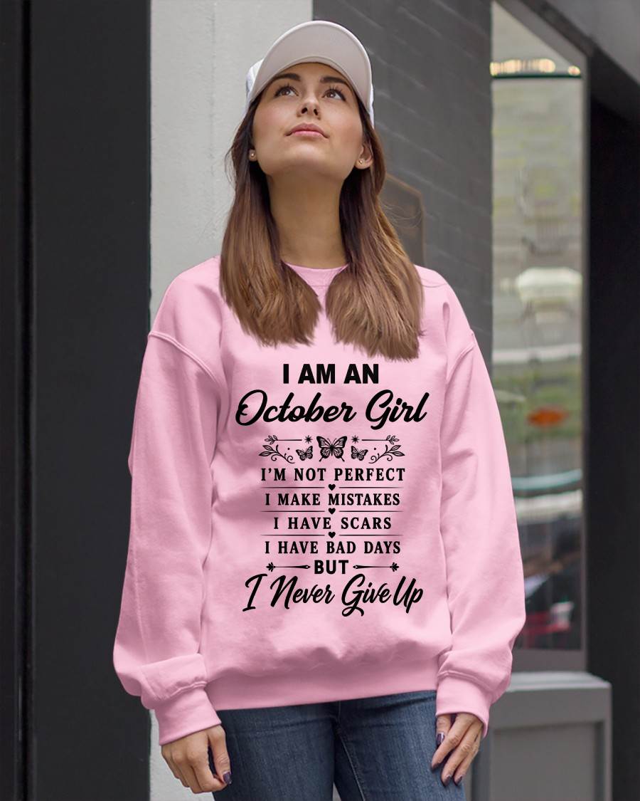 OCTOBER GIRL NEVER GIVE UP - FOR WOMEN - TLEE10 (SKU2606-378-10)