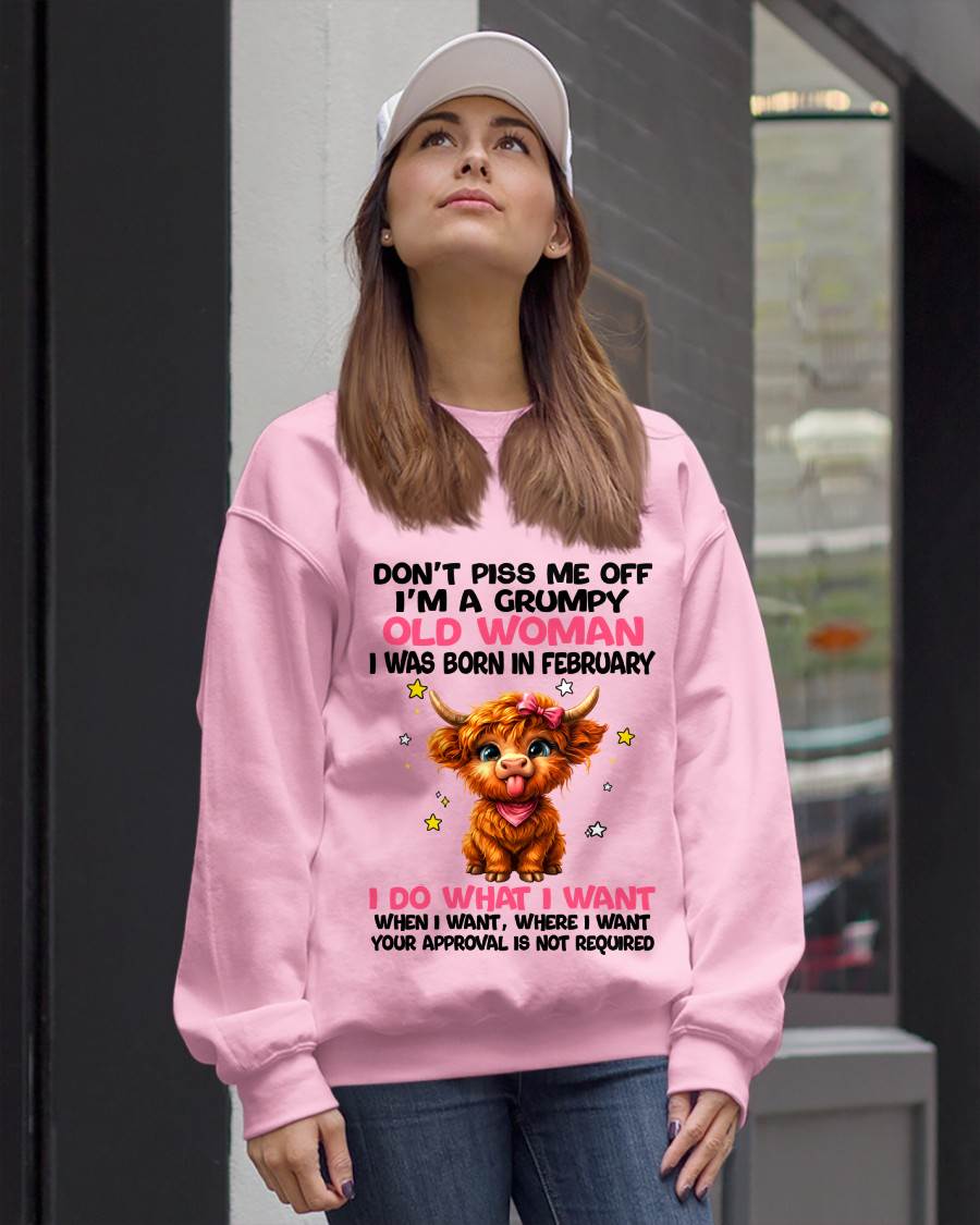FEBRUARY GRUMPY LADY SHIRT - FOR WOMEN - TLEE02 (SKU2607-215-02)