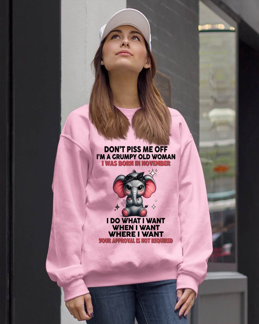 NOVEMBER - I DO WHAT I WANT, WHEN I WANT, AND I DON’T NEED YOUR PERMISSION - FOR WOMEN - TLEE11 (SKU2602-185-11)