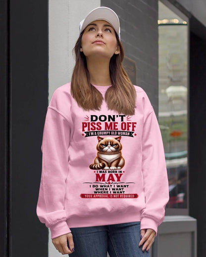 MAY – ZERO PATIENCE FUNNY CAT - FOR WOMEN - TLEE05 (SKU2608-291-05)