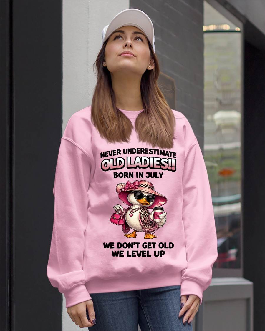 JULY LADIES – WE DON’T GET OLD, WE LEVEL UP - FOR WOMEN - TLEE07 (SKU2604-35-07)