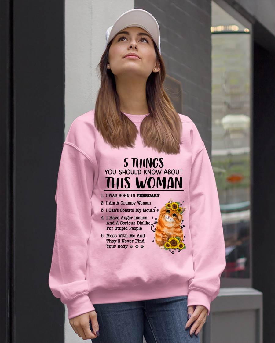 FEBRUARY - 5 THINGS YOU SHOULD KNOW ABOUT THIS WOMAN - FOR WOMEN - TLEE02 (SKU2602-186-02)