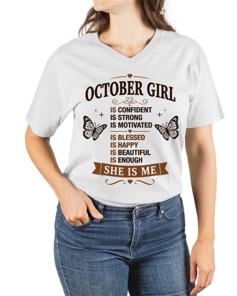 OCTOBER GIRL – FAITH, STRENGTH & BEAUTY - FOR WOMEN - TLEE10 (SKU2605-378-10)