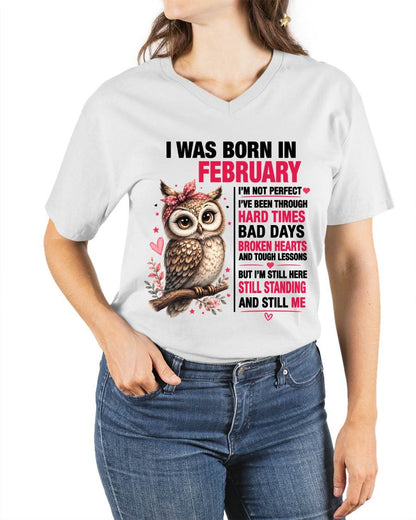 BORN IN FEBRUARY – STILL HERE, STILL STANDING - FOR WOMEN - TLEE02 (SKU2605-152-02)
