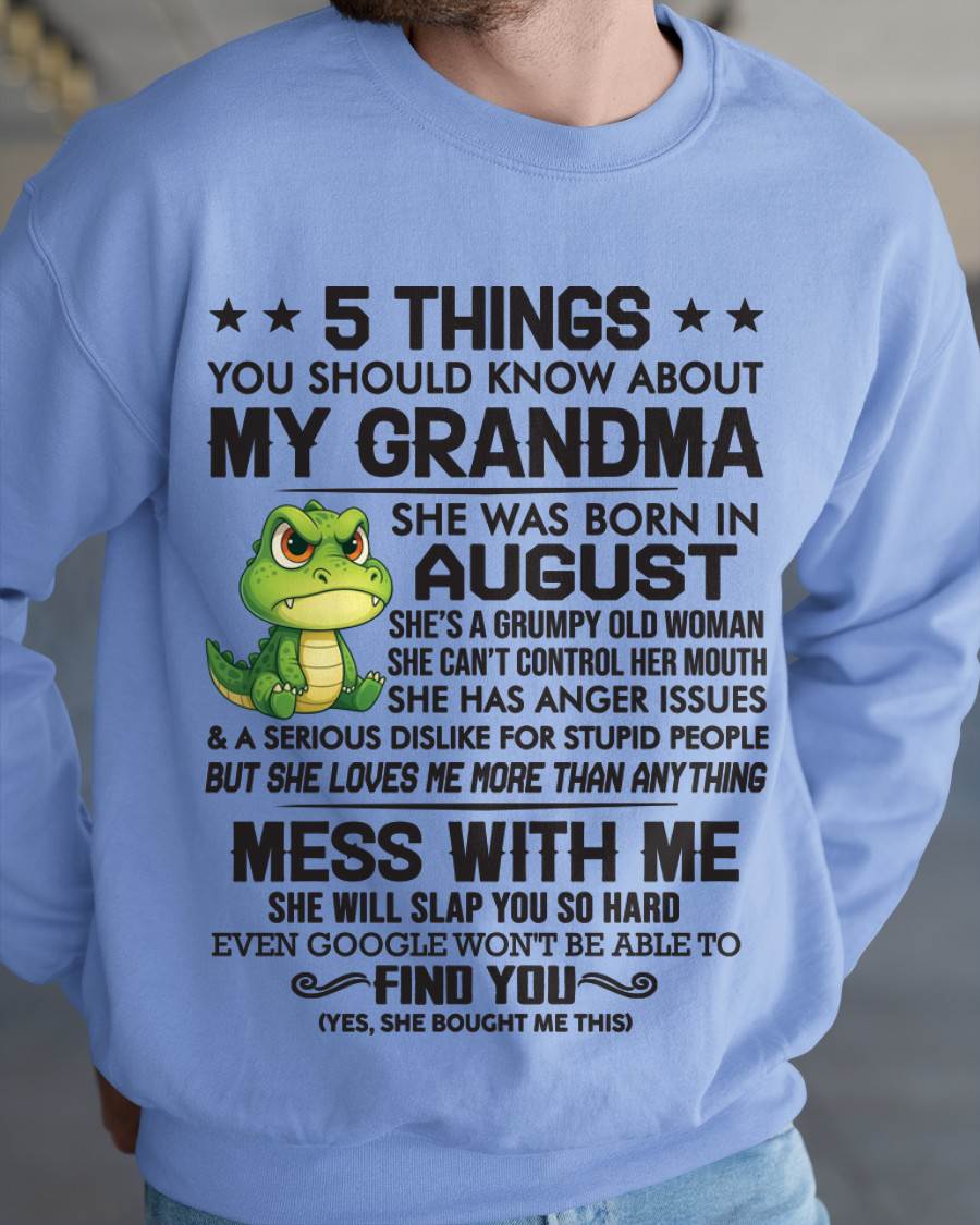 AUGUST GRANDMAS ARE DIFFERENT - FROM GRANDMA - TLEE08 (SKU10-06-08)