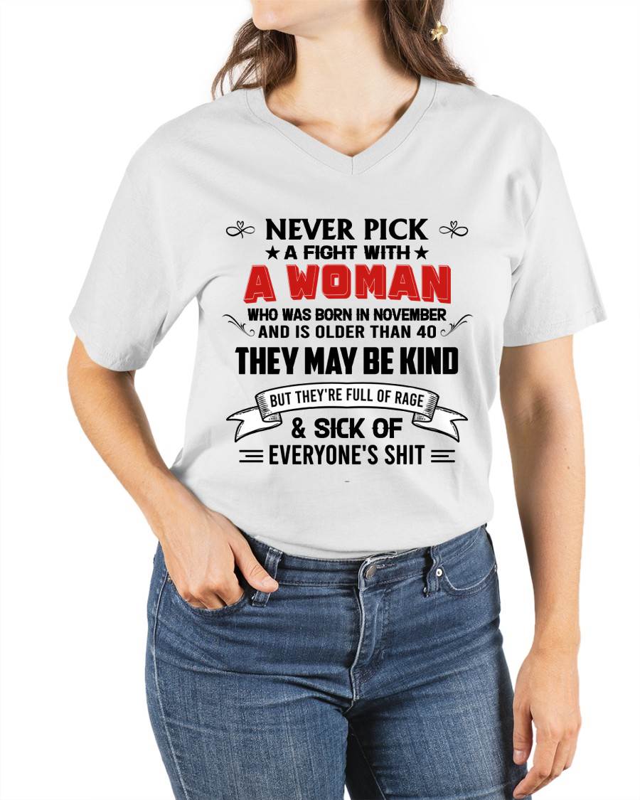 NOVEMBER - I LOOK CALM, BUT I’M DONE EXPLAINING MYSELF - FOR WOMEN - TLEE11 (SKU26T-01304-11)