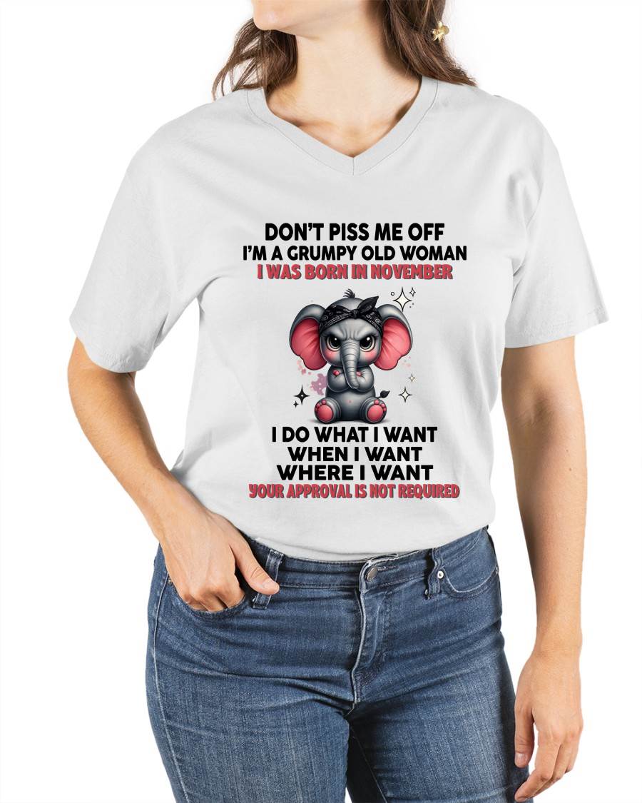 NOVEMBER - I DO WHAT I WANT, WHEN I WANT, AND I DON’T NEED YOUR PERMISSION - FOR WOMEN - TLEE11 (SKU2602-185-11)