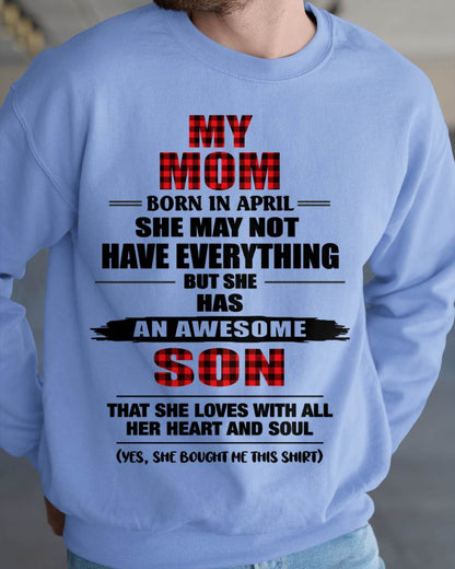 APRIL - A MOTHER'S LOVE, A SON'S PRIDE - FROM MOM - TLEE04 (SKU2606-149-04)