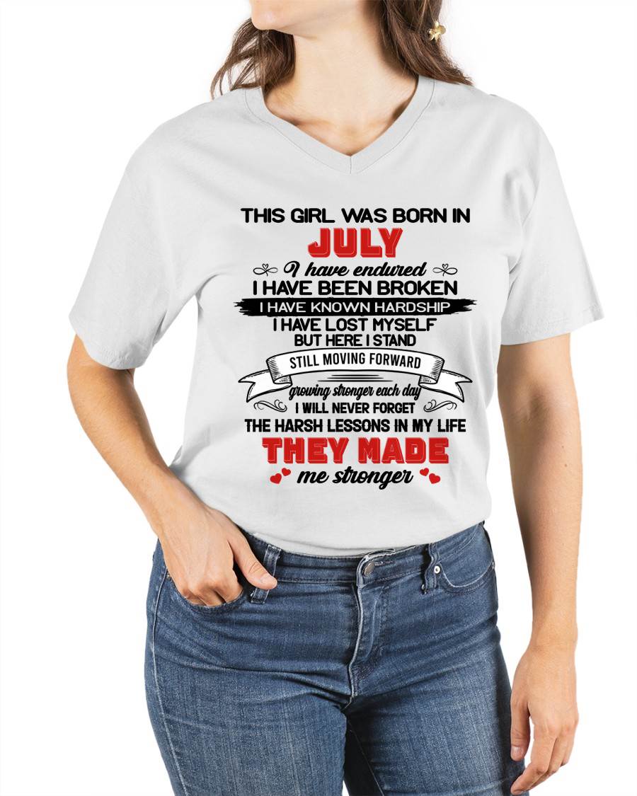 JULY - EVERY HARD LESSON MADE ME STRONGER - FOR WOMEN - TLEE07 (SKU2602-22-07)