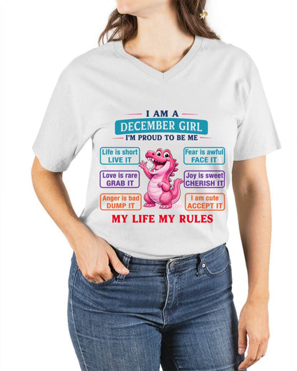DECEMBER GIRL – MY LIFE MY RULES - FOR WOMEN - TLEE12 (SKU2604-245-12)
