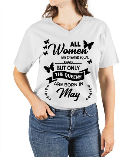 MAY GIRLS ARE TRUE QUEENS - FOR WOMEN - TLEE05 (SKU2605-58-05)