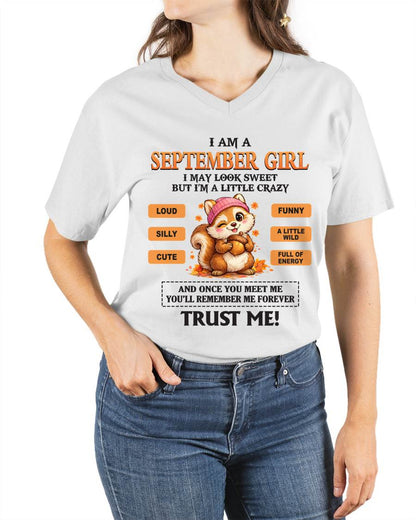 SEPTEMBER GIRL - SWEET BUT A LITTLE CRAZY AND FULL OF ENERGY - FOR WOMEN - TLEE09 (SKU2603-126-09)