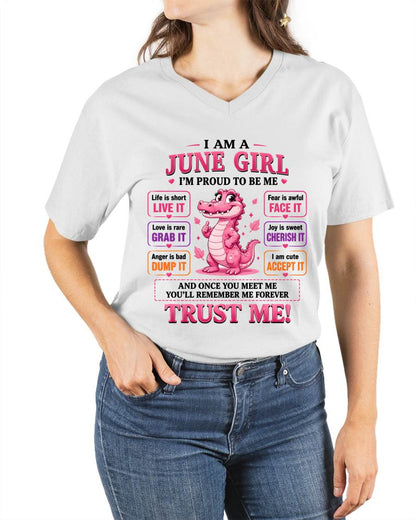 JUNE GIRL CUTE ALLIGATOR TEE - FOR WOMEN - TLEE06 (SKU2607-236-06)