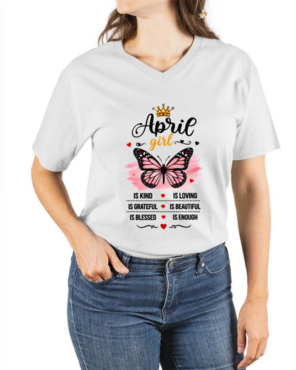 APRIL GIRL BUTTERFLY SHIRT - FOR WOMEN - TLEE04 (SKU2608-593-04)