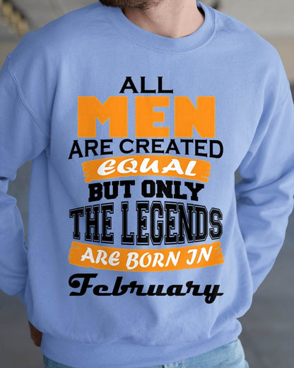 FEBRUARY BORN – ONLY LEGENDS ARE CREATED - FOR MAN - TLEE02 (SKU2606-281-02)