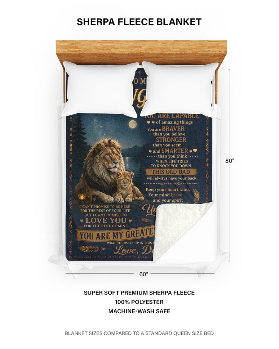 Special Gift For Your Daughter Blanket - From Dad (SKU2607-286)