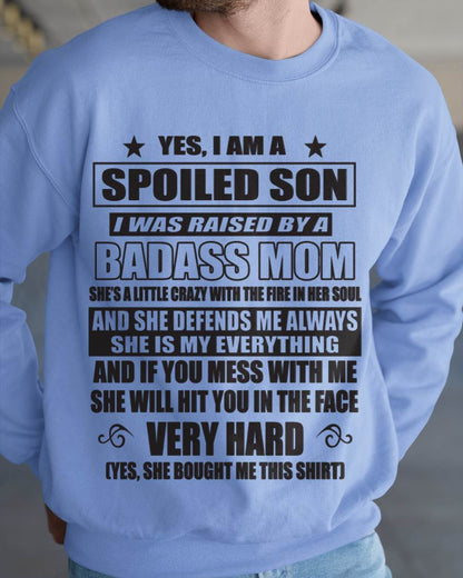 MY MOM RAISED ME WITH LOVE AND ATTITUDE - FROM MOM - TLEE00 (SKU2605-282-00)