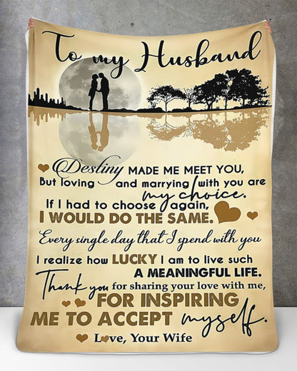 Special Gift For Your Husband Blanket - From Wife01