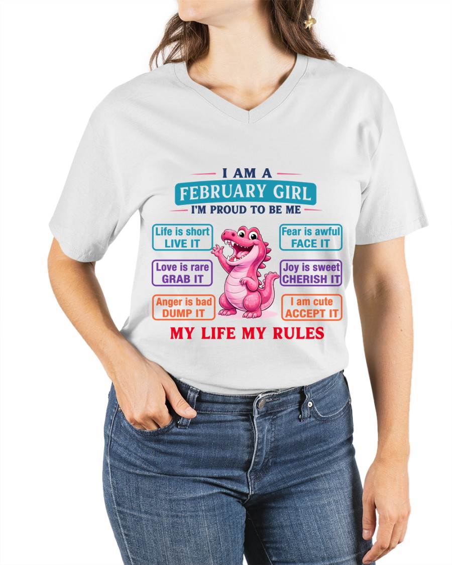 FEBRUARY GIRL – MY LIFE MY RULES - FOR WOMEN - TLEE02 (SKU2604-245-02)