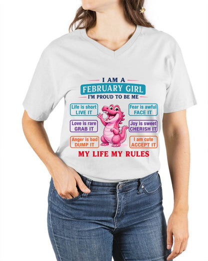 FEBRUARY GIRL – MY LIFE MY RULES - FOR WOMEN - TLEE02 (SKU2604-245-02)