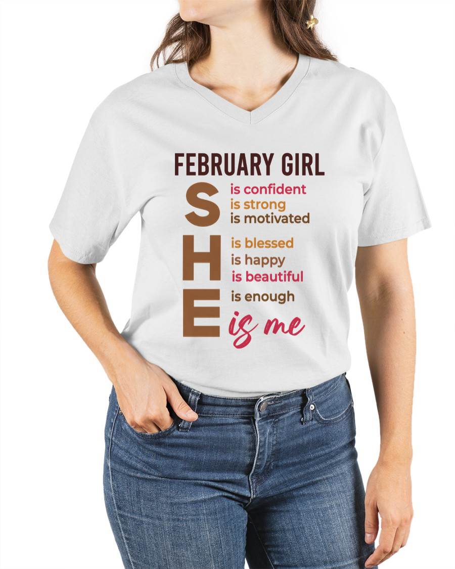 FEBRUARY GIRL - SHE IS ME - FOR WOMEN - TLEE02 (SKU2607-164-02)