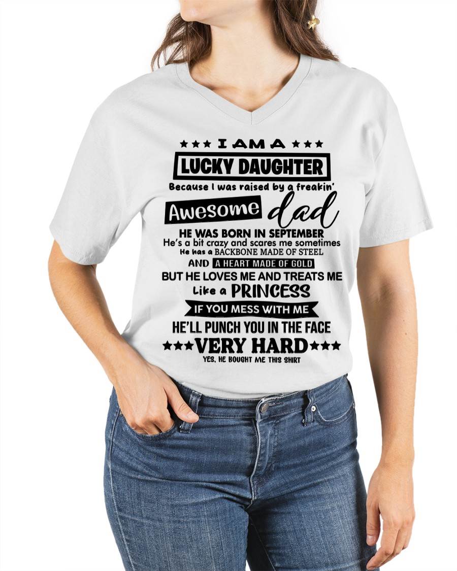 SEPTEMBER - I AM A LUCKY DAUGHTER BECAUSE I WAS RAISED BY A FREAKIN' AWESOME DAD - FROM DAD - TLEE09 (SKU2603-177-09)