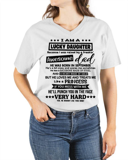 SEPTEMBER - I AM A LUCKY DAUGHTER BECAUSE I WAS RAISED BY A FREAKIN' AWESOME DAD - FROM DAD - TLEE09 (SKU2603-177-09)