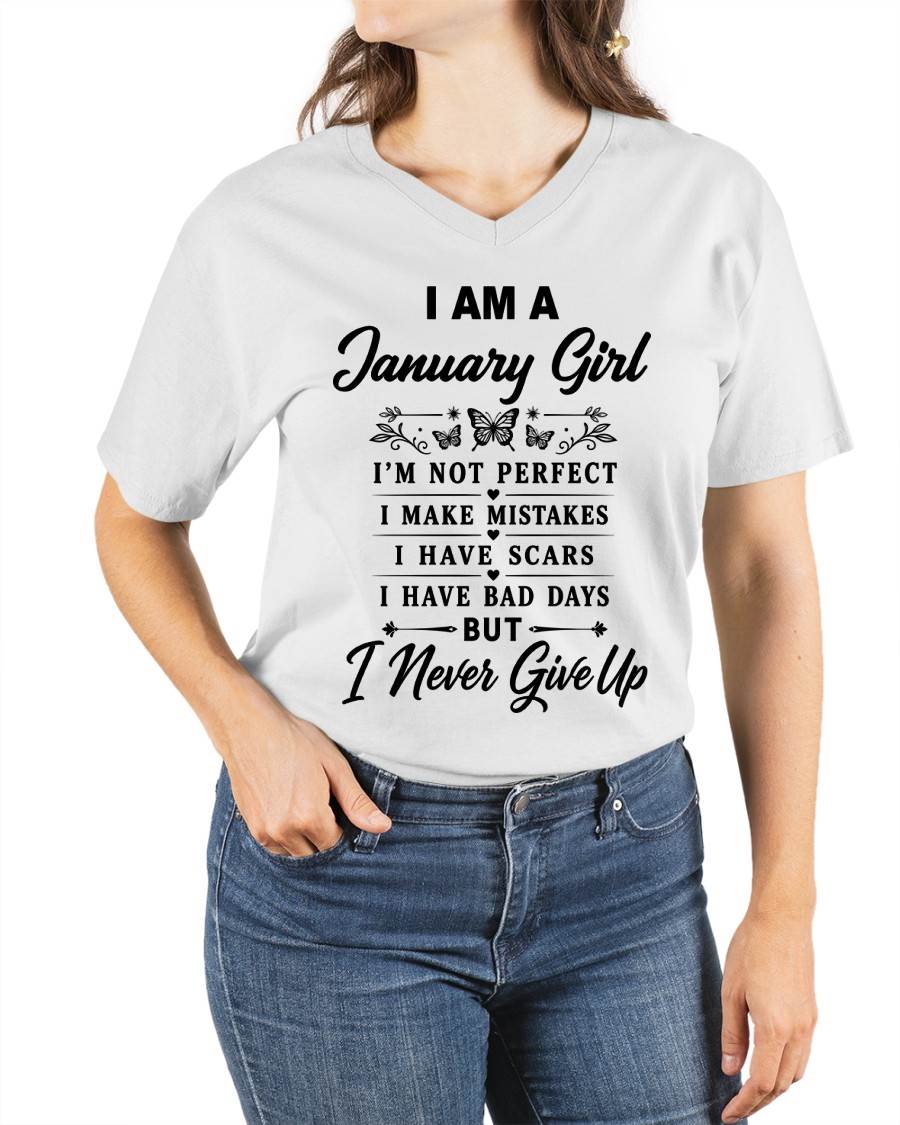 JANUARY GIRL NEVER GIVE UP - FOR WOMEN - TLEE01 (SKU2606-378-01)