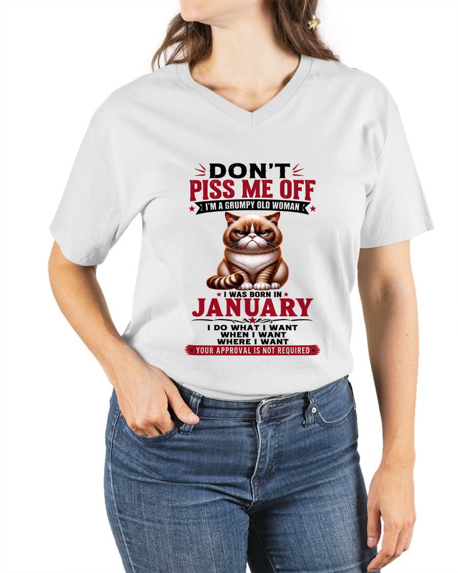 JANUARY – ZERO PATIENCE FUNNY CAT - FOR WOMEN - TLEE01 (SKU2608-291-01)