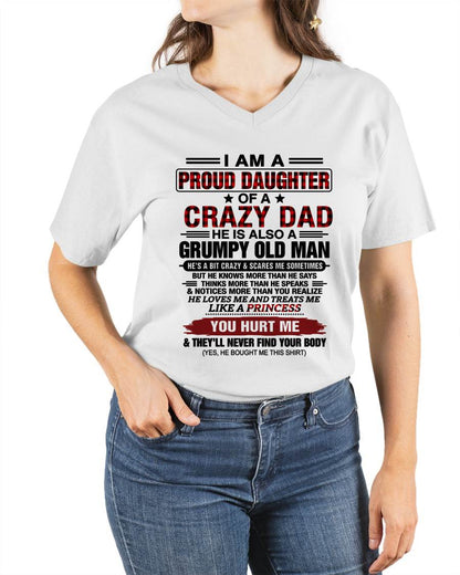 BEST DAD BEST DAUGHTER SHIRT - FROM DAD - TLEE00 (SKU2608-27-00)