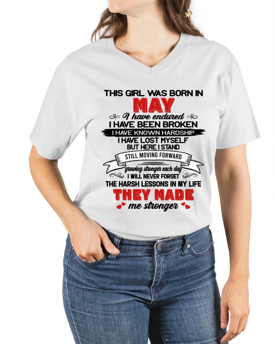MAY - EVERY HARD LESSON MADE ME STRONGER - FOR WOMEN - TLEE05 (SKU2602-22-05)