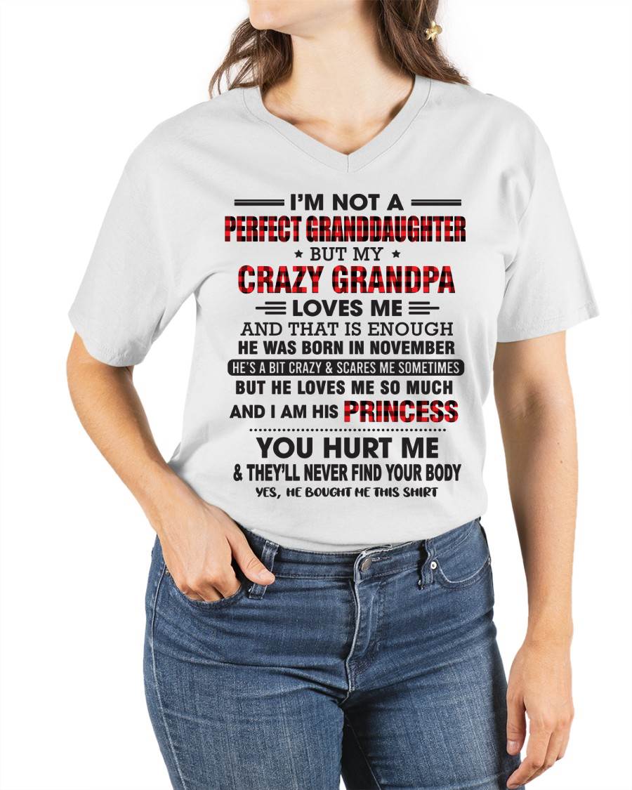 NOVEMBER - I MAY NOT BE PERFECT, BUT I’M ALWAYS LOVED BY MY GRANDPA - FROM GRANDPA - TLEE11 (SKU26T-01285-11)